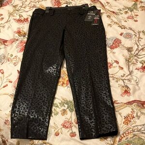 Zac & Rachel Black Dress Pants with Sequined Detail